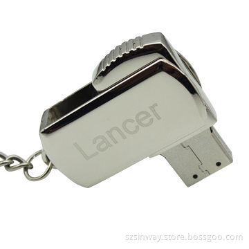 Metal Swivel USB Flash Drives, 8GB